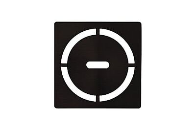 Grate 4" Pure Matte Black MGS (KDIF4GRKMGSD8)