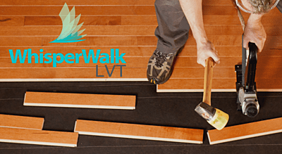 Aura Whisper Walk LVT/LVP Underlay - 100sqft Black (JON-WWLVT/LVP)