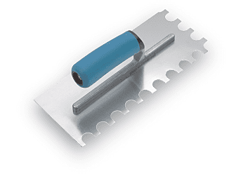 SoftGrip-Trowel 3/4"x9/16"x3/8" U-notch (CUS-85-56G)