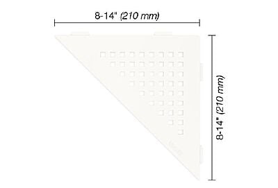 Shelf-E Square Matte White (SES1D3MBW)