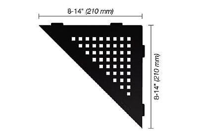 Shelf-E Square Matte Black (SES1D3MGS)