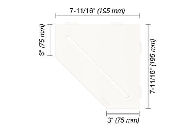 Shelf-E Pure Matte White (SES2D7MBW)