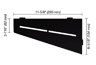 Shelf-E Pure Matte Black (SES3D7MGS)