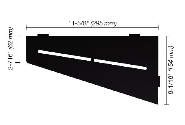Shelf-E Pure Matte Black (SES3D7MGS)